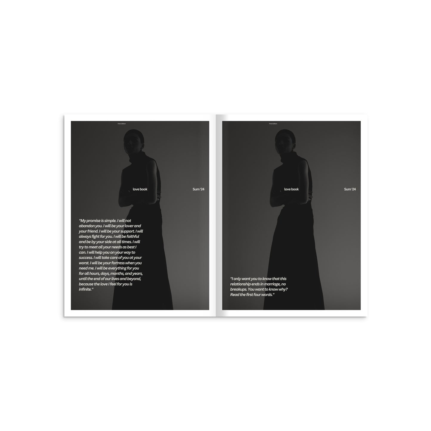 What's Love heartfelt quotes coffee table book — relationships and self-worth — view 2