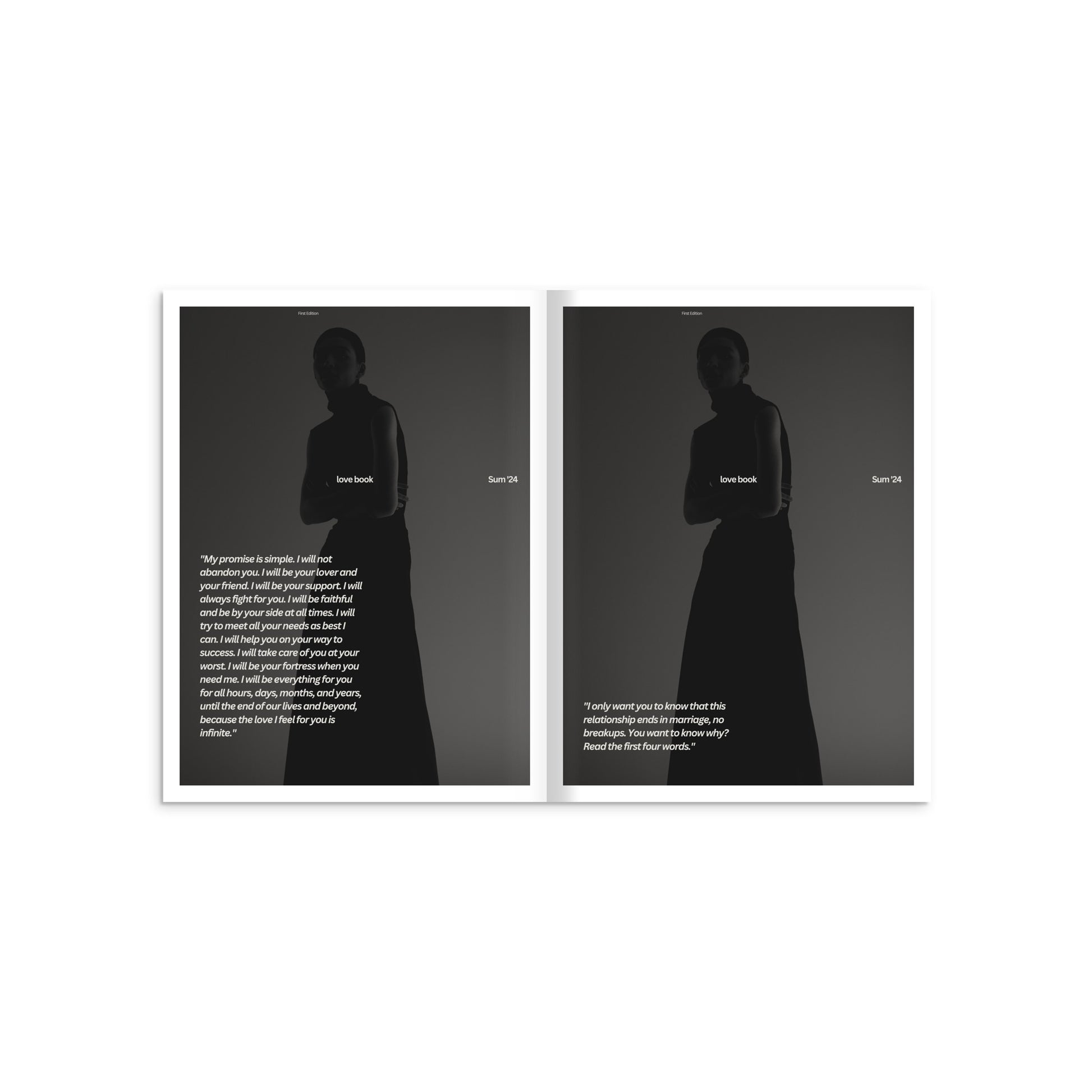 What's Love heartfelt quotes coffee table book — relationships and self-worth — view 2
