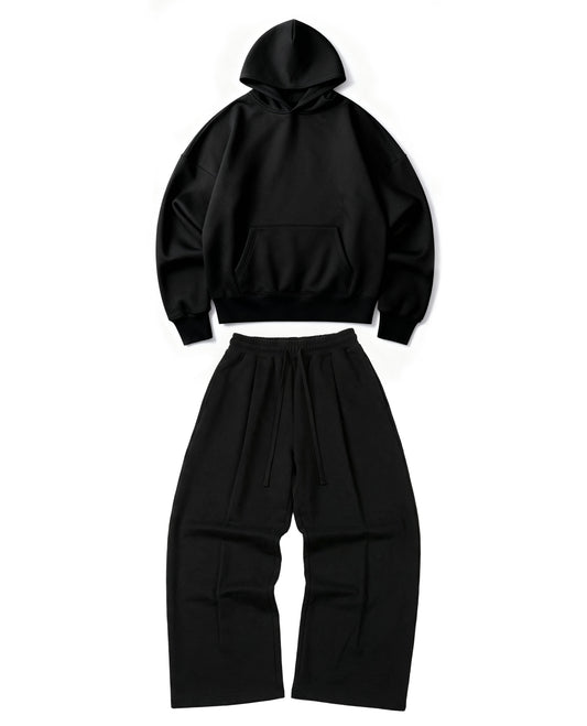 Black Digest faith-based hoodie and sweats bundle — 520GSM ultra heavy premium streetwear